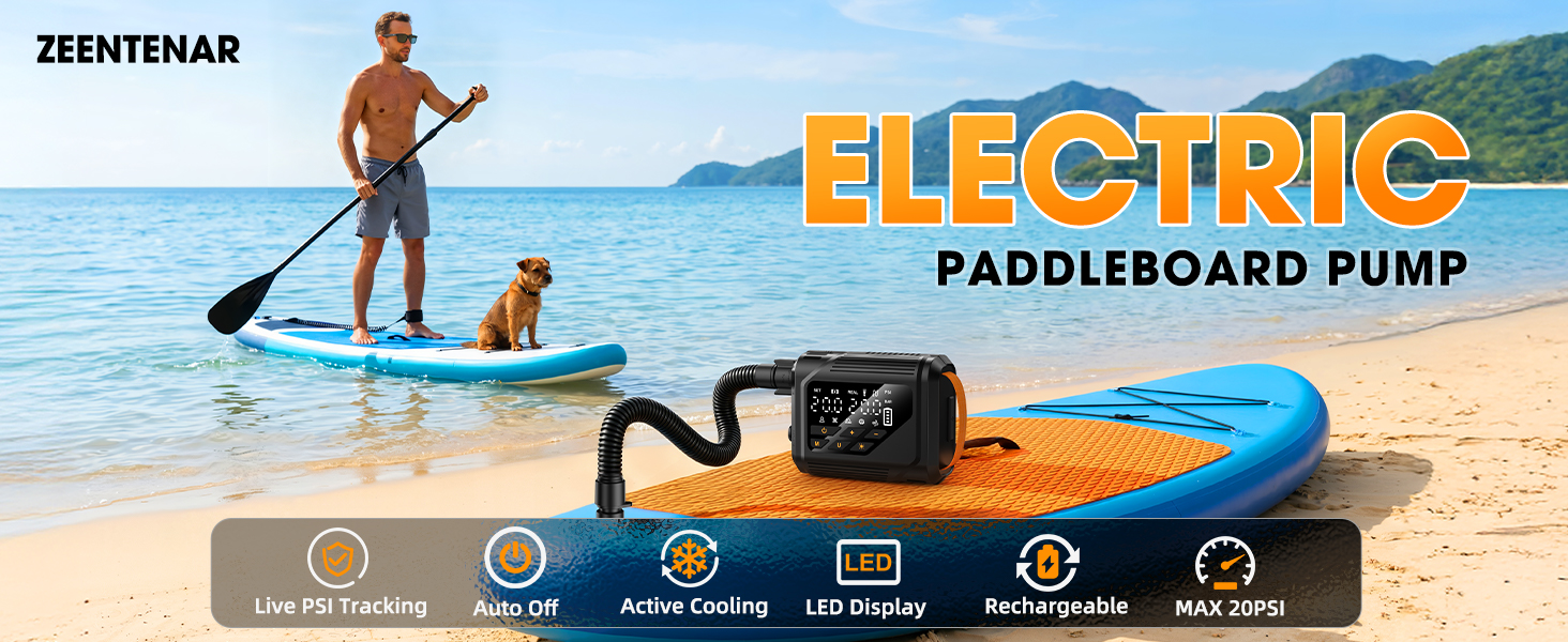 paddle board electric pump