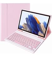 Lrufodya Keyboard, Bluetooth Wireless Detachable Keyboard for Galaxy Tab A8 10.5 Inch 2022 (SM-X2...
