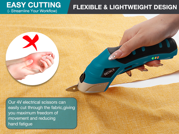 fabric shears cut various curves