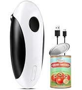 Electric Can Opener for Seniors, Rechargeable Automatic Canopener Smooth Edge, Kitchen Aid Gadget...