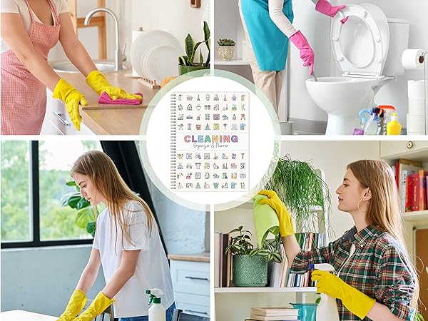 adhd cleaning planner adhd planner daily planner chore chart work planner organizer notebook