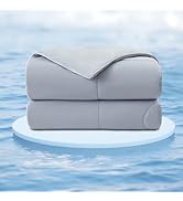 EMME Cooling Comforter Queen Size, Double-Sided Cooling Blanket for Hot Sleepers, Q-Max>0.45 Brea...