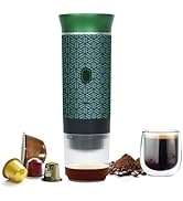 HX HECLX Portable Espresso Machine, Car Coffee Maker Self-Heating with Type-C, Compatible with Gr...