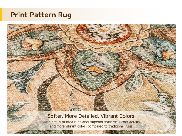 RELEANY Washable Rugs Sunflower Series