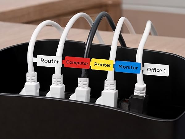 Cable Labels For Wire Organization &amp;amp;amp; Identification