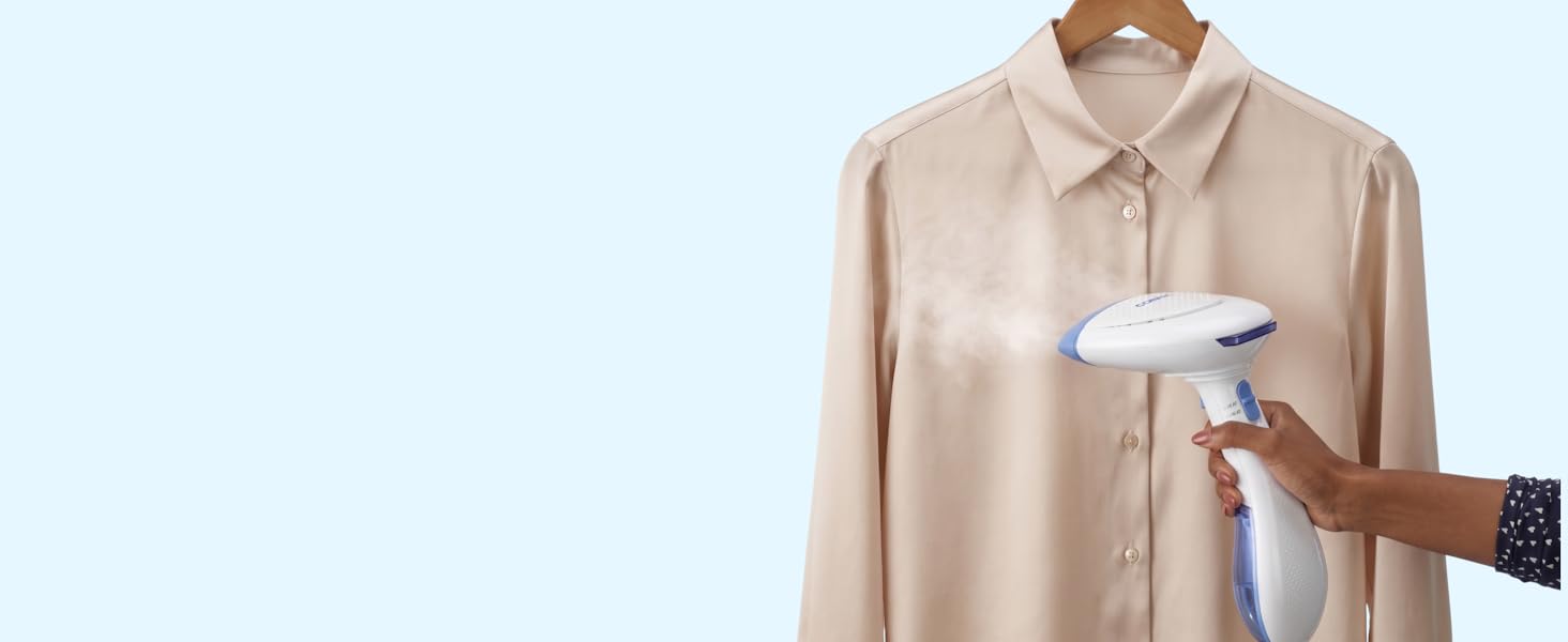 Steamer on shirt