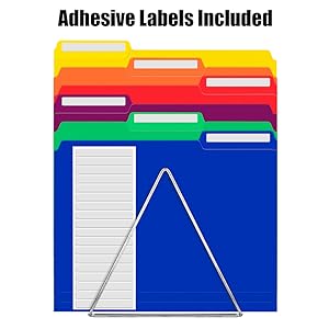 colored file folders