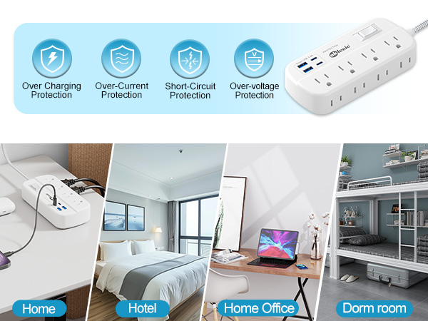 extension cord with usb c ports