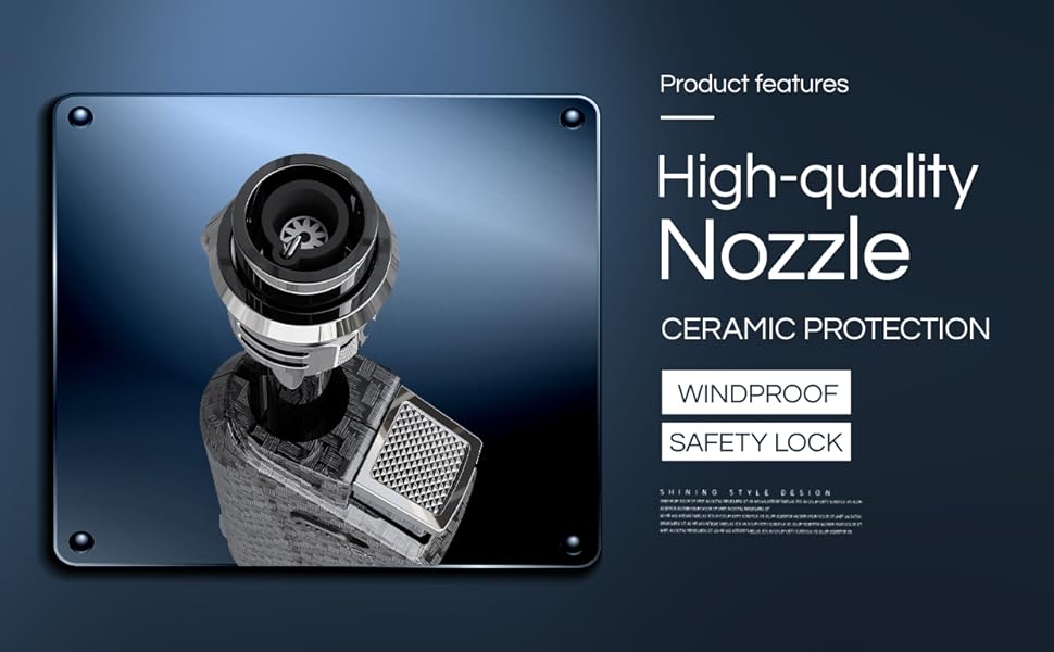 jet flame windproof lighter