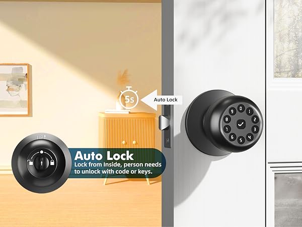 Auto-Lock Door Knob