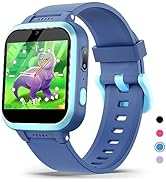 meoonley Kids Smart Watch with Puzzle Games HD Touch Screen Camera Video Music Player Pedometer A...