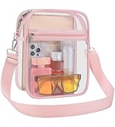 USPECLARE Clear Purse Stadium Transparent Messenger Bag Stadium Approved for Men and Women Clear ...