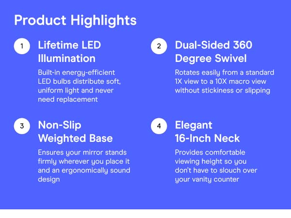 Product highlights