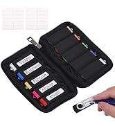 vellgo USB Flash Drive Case Soft Material Thumb Drive Holder case, USB Drive Holder Organizer, Po...
