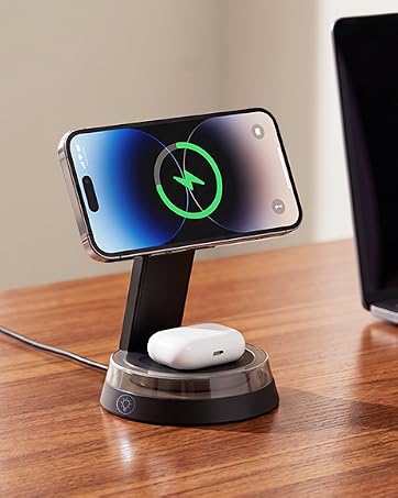 night stand iphone charger station