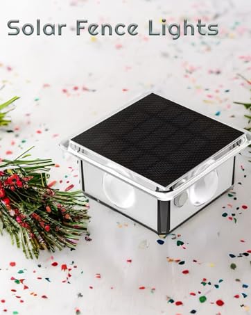 Solar Fence Light