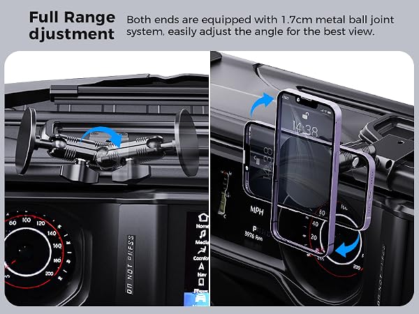 Phone Mount for Jeep Wrangler JL JLU and Gladiator JT