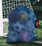 blue mesh laundry bags