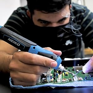 NEIKO 40421A Cordless Soldering Iron | Rechargeable Solder tool | Rapid Heat
