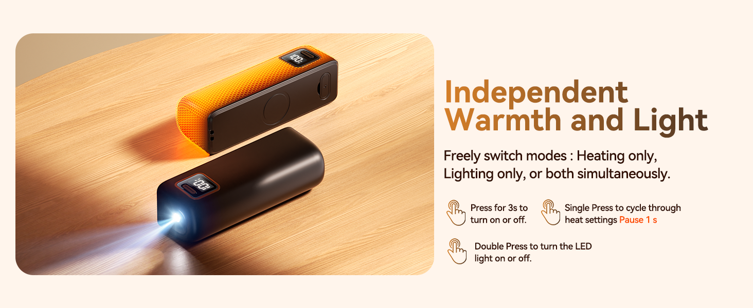 portable hand warmer rechargeable