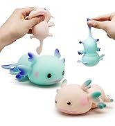 ZTATU Axolotl Squishy Animal Toys Stress Balls for Adults (2PCS) Axolotl Squishy Fidget Toys, Sen...