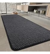 PADOOR-Bath Mat Runner-Super Absorbent Chenille Bathroom Mats-Rubber Backed Bath Mats for Bathroo...
