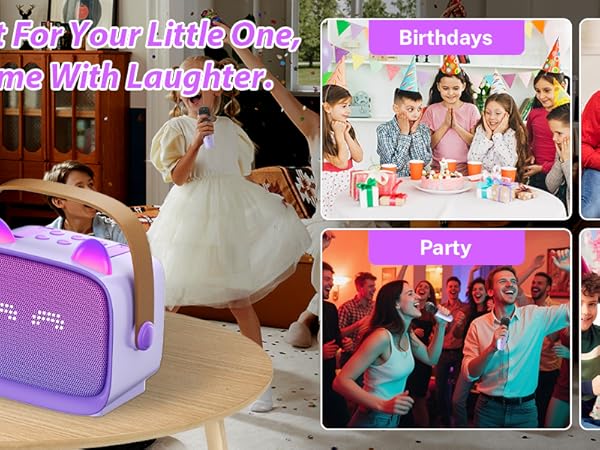 kids karaoke machine for girls