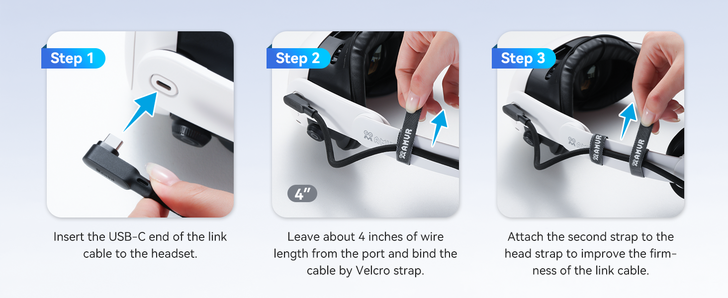 Install the binding strap