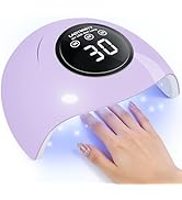LadyMisty 72W UV LED Nail Lamp, 2026 New Upgrade UV Light for Gel Nails with 18 Beads, 3 Timer Na...