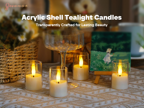 flameless tea light candles