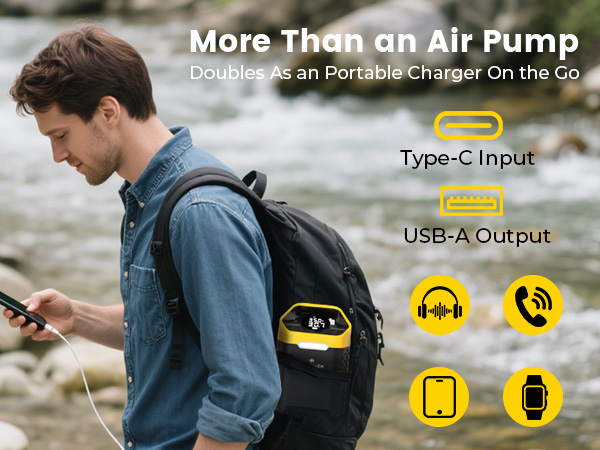 Cordless Portable Tire inflator