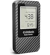 Life Basis Radon Detector for Home, Radon Tester with Long and Short Term Radon Monitoring 0-500 ...