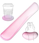 BamLue Keyboard Wrist Rest, Memory Foam Pad Set for Easy Typing &amp; Pain Relief for Laptop, Office ...