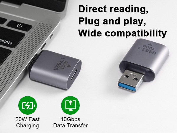 usb c female to usb male adapter 