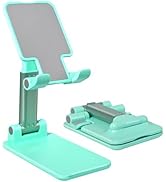 HZZADZXW Cell Phone Stand, Angle Height Adjustable Cell Phone Holder for Desk, Fully Foldable wit...