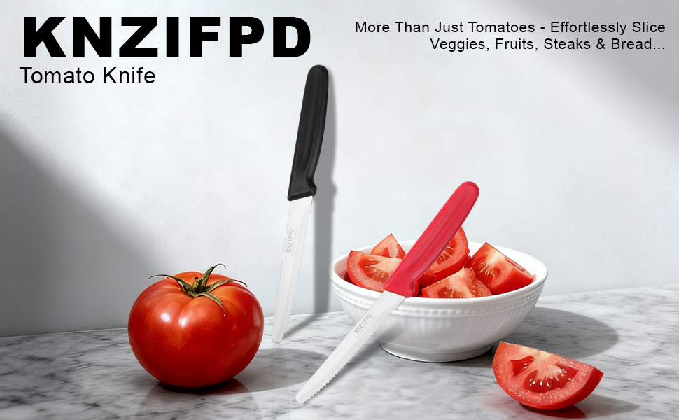 Professional Serrated Tomato Knives Set