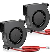 GDSTIME 2Pack 50mm x 15mm 5015 Blower 12V DC Brushless Turbine Turbo Part Cooling Fan 2 Pin, Hydr...