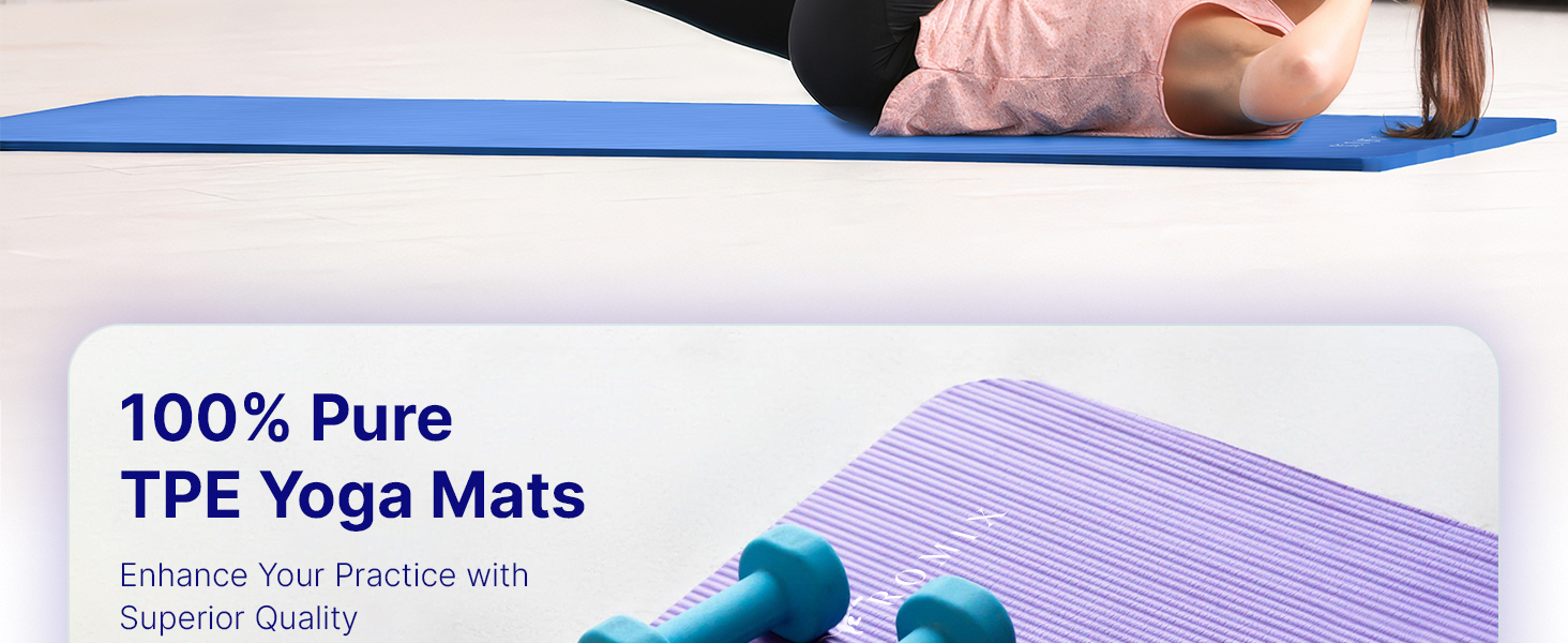 ROMIX Yoga Mat 10 MM