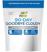 FROG 90-Day Goodbye Cloudy - Dry Formula Prevents Cloudy Water for Pools up to 30,0000 Gallons - ...