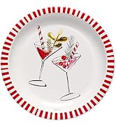 American Greetings 36-Count 7 in. Dessert Plates by Kathy Davis, Christmas Party Supplies