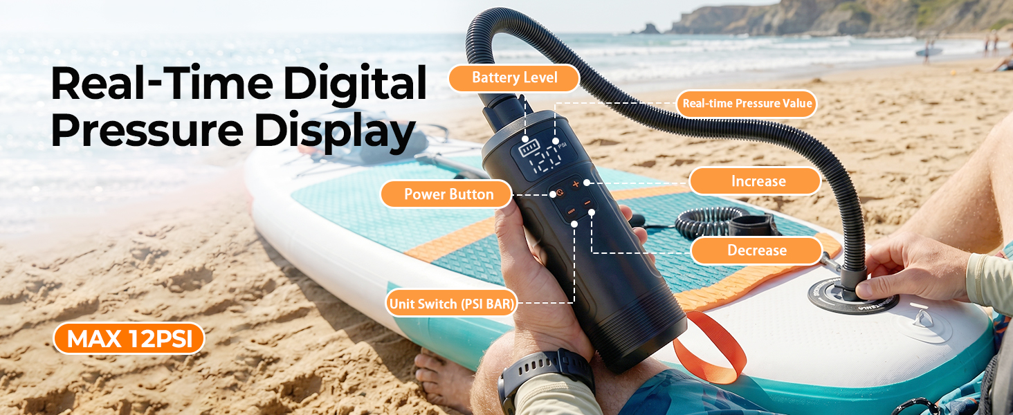 paddle board electric pump