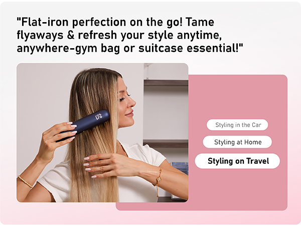 Fanttik Solo I10 APEX Portable Hair Straightener Brush
