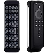 iPazzPort Mini Bluetooth Wireless Keyboard Remote with Backlit for Smart TVs Stick 4k, Fire Cube,...