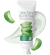 AKARY Aloe Vera Cleansing Peel Off Mask- Pore-Clearing, Soothing &amp; Hydrating Facial Masks Moistur...