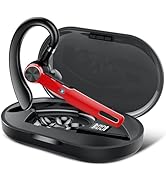 Bluetooth Headset, Wireless Headset with ENC Mic, 60H Talking Time Single-Ear Bluetooth Earpiece ...