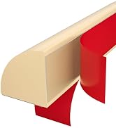 3/4 Inch Flexible Quarter Round Molding, Peel and Stick Rubber Floor Trim, Quarter Round Trim wit...