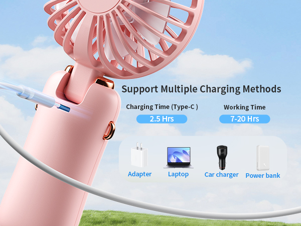 rechargeable fan portable