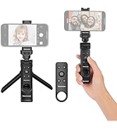 Newmowa Phone Remote Shutter Tripod, Foldable Tripod with Detachable Wireless Remote Control for ...