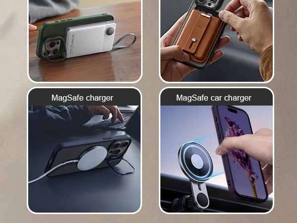  iPhone 14 Plus Case with Screen Protector &amp; Camera Lens Protector,Compatible with MagSafe