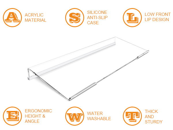 acrylic computer keyboard stand for desk